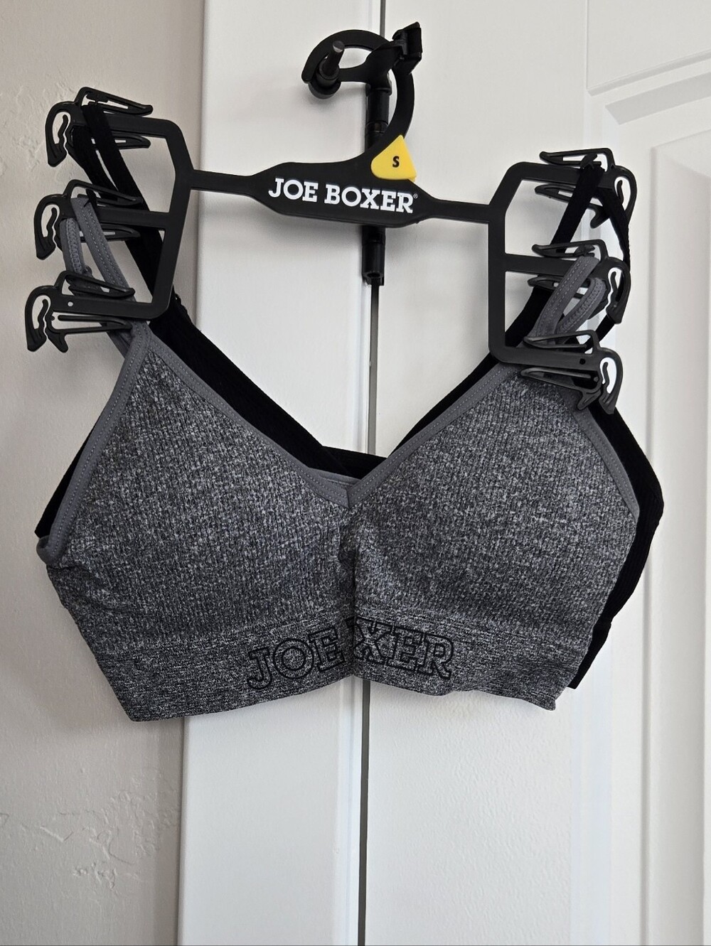 Joe Boxer Heather Gray Seamless Sports Bra